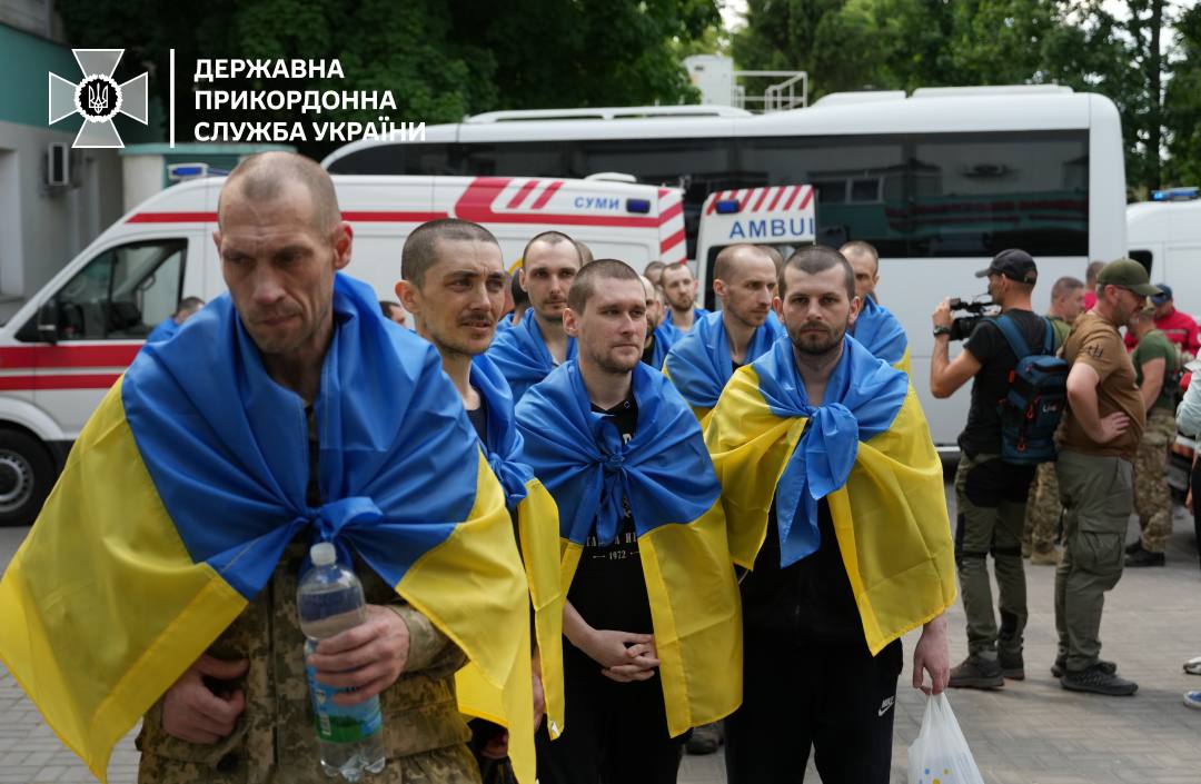 Повернення українських прикордонників з російського полону 31 травня