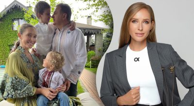 Катя Осадча із сім'єю Катя Осадча із сім'єю