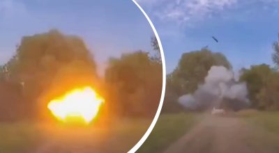Їхали рятувати цивільних: у Вовчанську РФ вдарила дроном по авто з поліцейськими Їхали рятувати цивільних: у Вовчанську РФ вдарила дроном по авто з поліцейськими