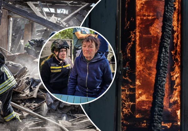 Горять зруйновані будинки та є загиблі: жахливі подробиці удару по Харкову