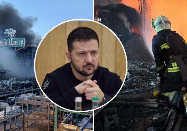 "Це – прояв божевілля": Зеленський емоційно відреагував на удар по Харкову
