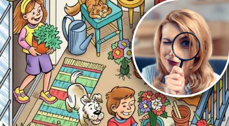 Не каждый найдет 5 скрытых объектов за 15 секунд: сложная загадка на внимательность