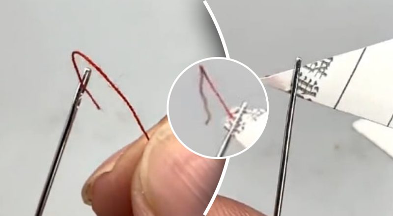 За секунды и без нервов: как быстро затянуть нитку в иглу - простой метод