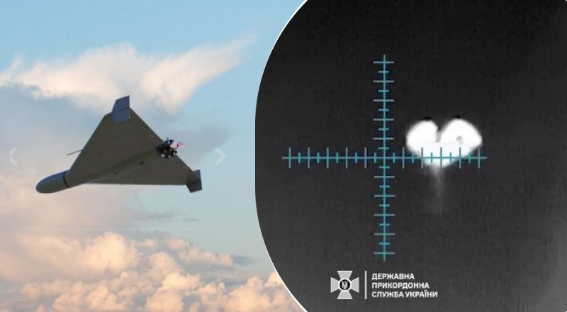 Огненное сердце в небе над Сумщиной: уникальное видео уничтожения "Шахеда"