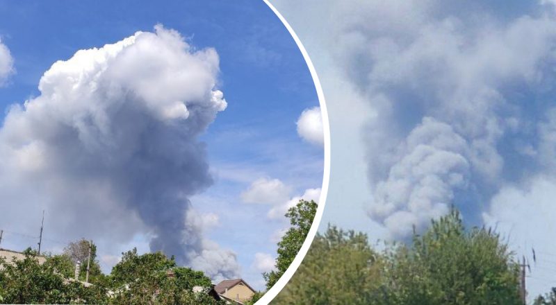 На окупованій Луганщині потужний "приліт": детонує склад боєприпасів ворога