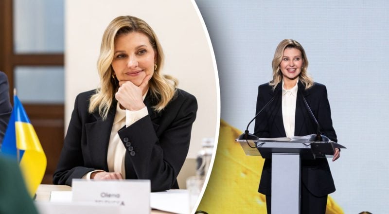 Перша леді Зеленська вигуляла шикарну вишиванку "Рішельє"