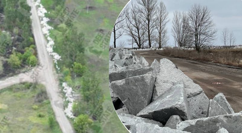Мали стояти на кордоні: на Харківщині вже рік валяються гори із "зубів дракона"