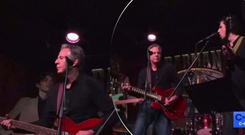 Блинкен "порвал" всех выступлением в баре: пел и виртуозно играл на гитаре