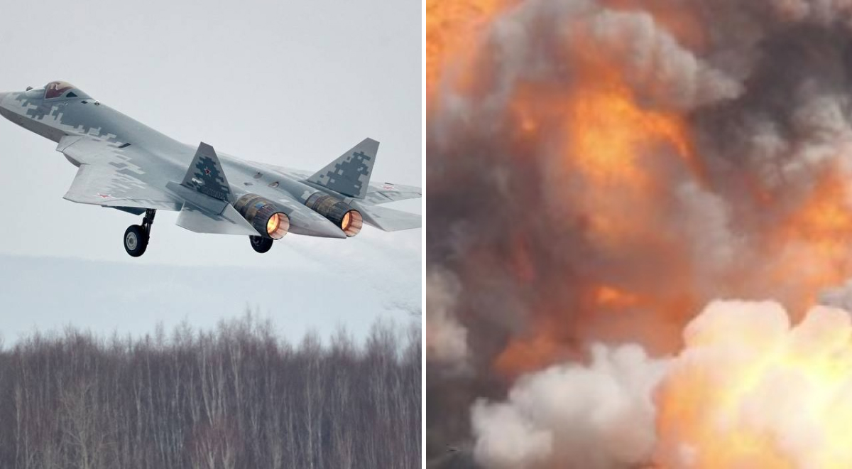 На авиабазе РФ под удар могли попасть два Су-57: в ГУР раскрыли потери врага