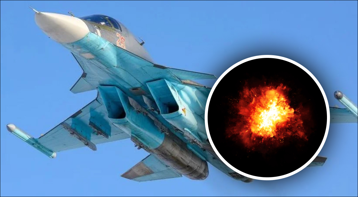 В российской глубинке разбился российский самолет Су-34: экипаж погиб