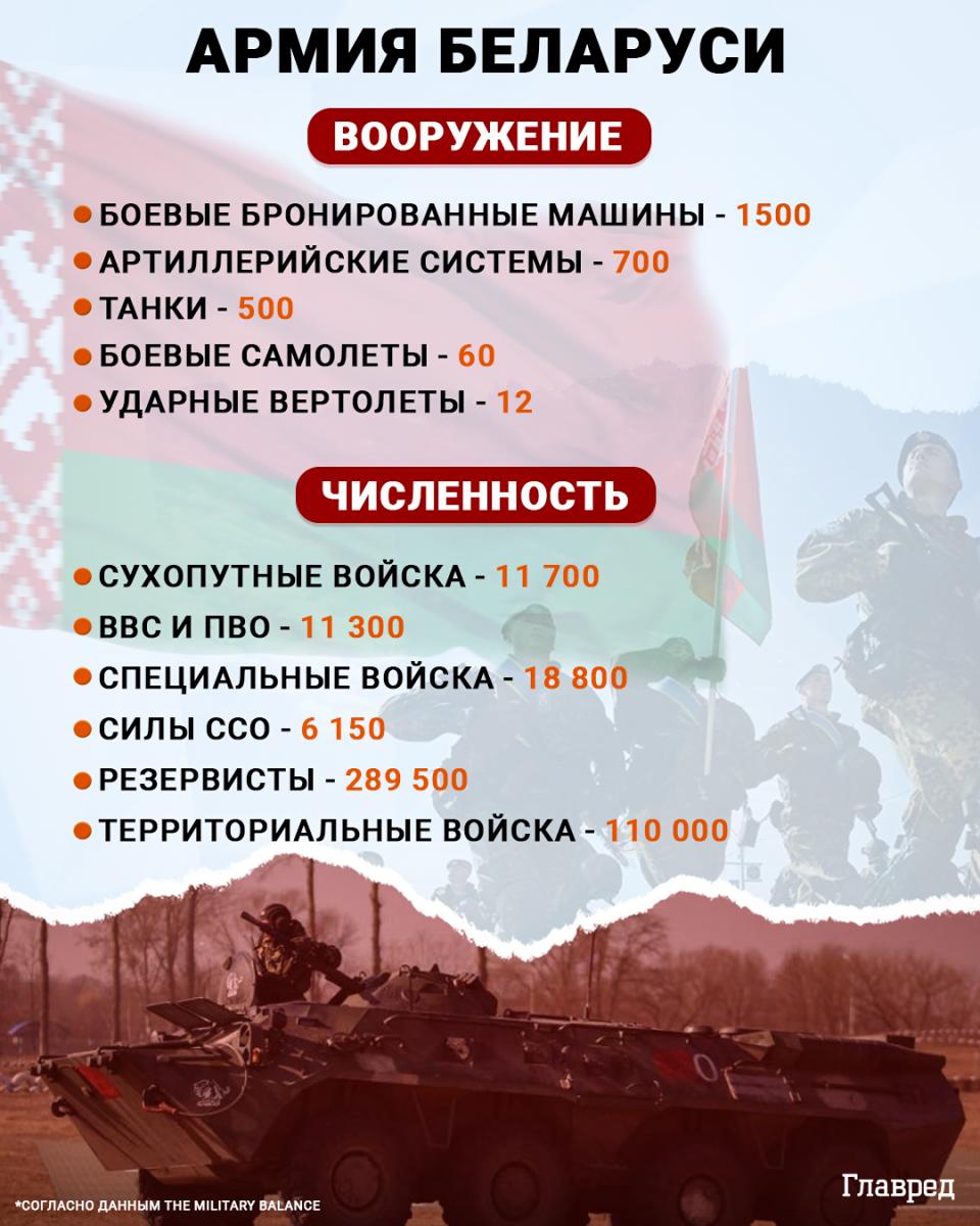 армия Беларуси инфографика