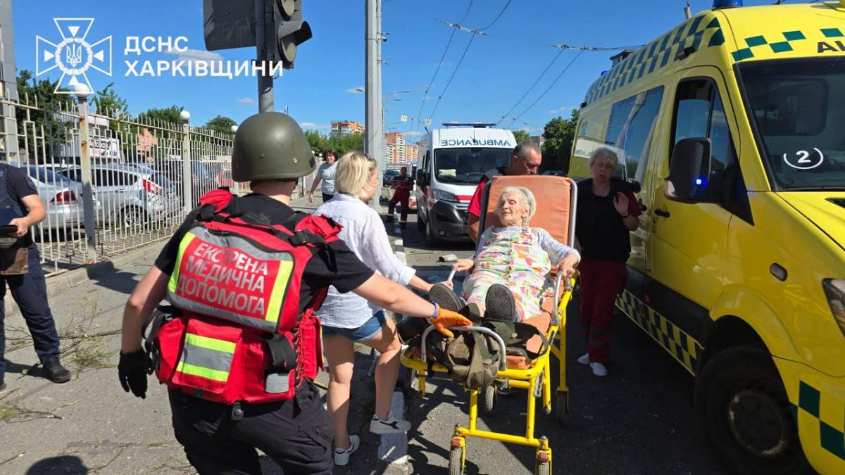 Удар КАБами по Харкову 22 червня Удар КАБами по Харкову 22 червня