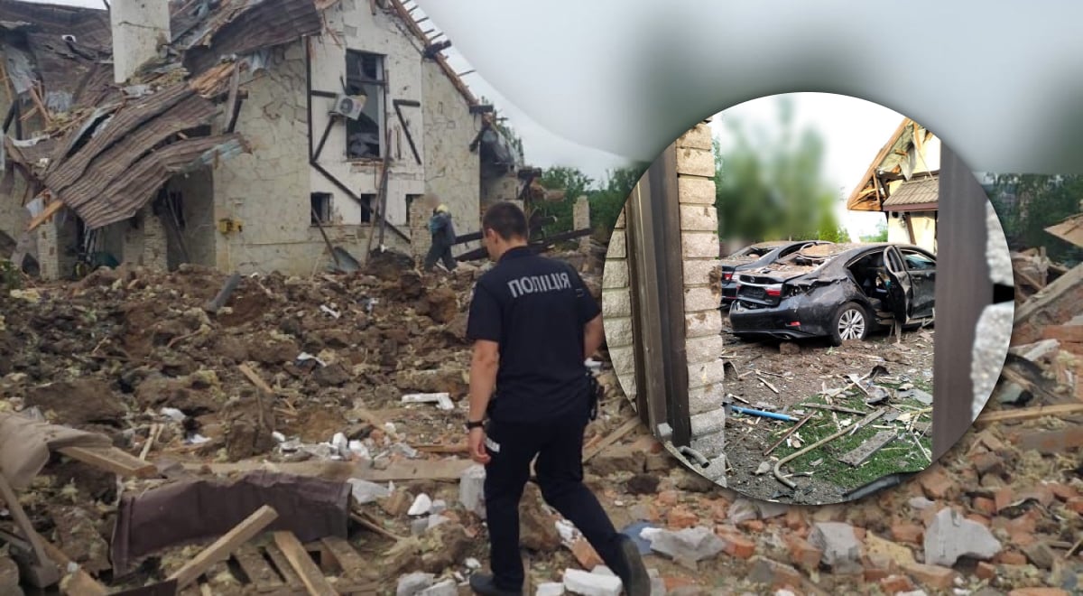 Ракетный удар РФ по Киевщине: повреждены 72 частных дома, 8 многоэтажек и 13 зданий