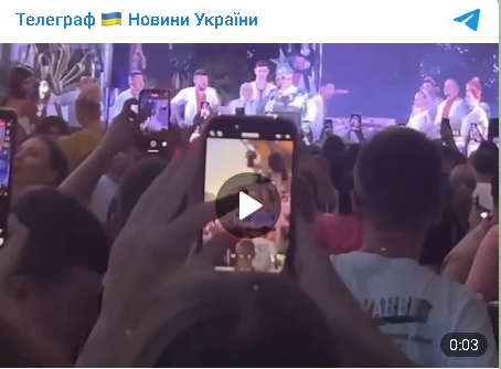 Данилко на концерте в Одессе