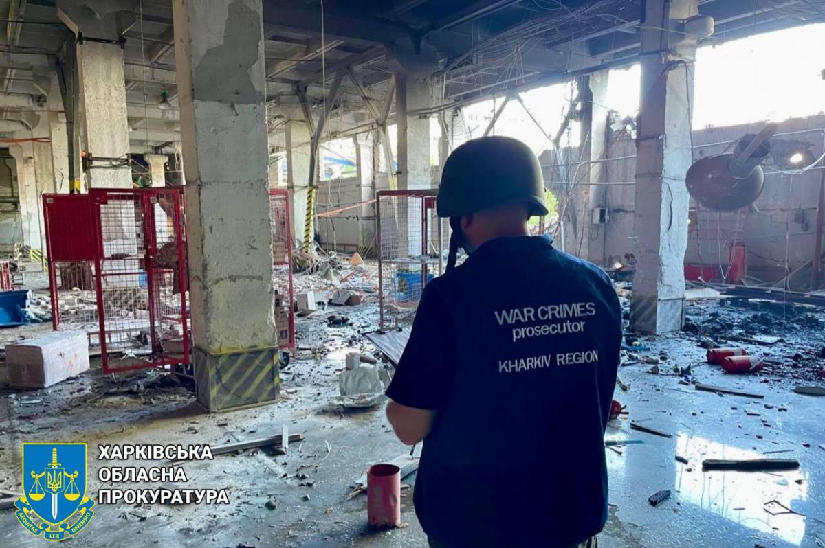 Удар по терміналу Нової пошти в Харкові 30 червня 