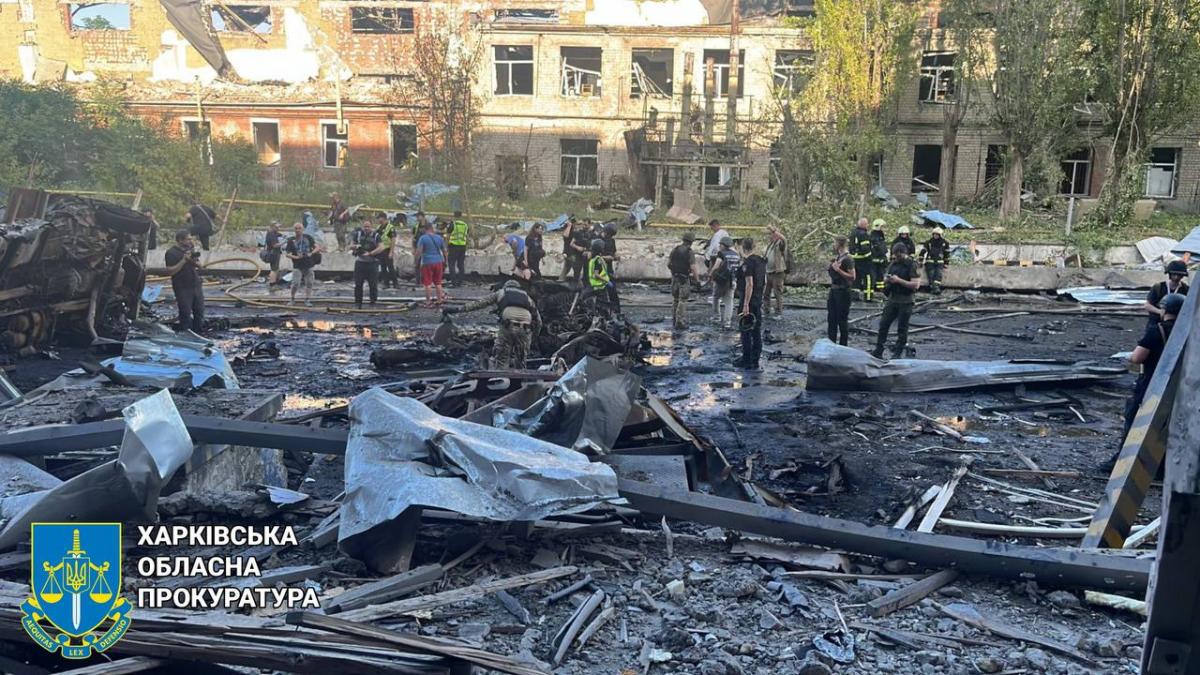 Удар по терміналу Нової пошти в Харкові 30 червня 