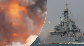 Удар по каналу доставки БК: новые детали атаки на корабль РФ в Азовском море