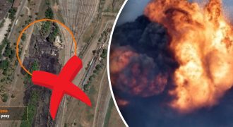 Пожар на позициях С-300 в Крыму зафиксировал спутник: опубликованы снимки