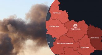 Над городом столб дыма: Харьков под массированным ударом