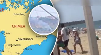 В Крыму - взрывы, российская ПВО "шарахнула" по пляжу с людьми