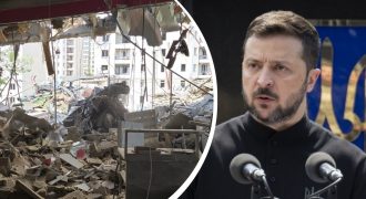"Остановить российских террористов": заявление Зеленского после удара по Харькову