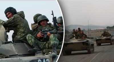 Армия РФ, солдаты та танках