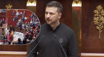 Володимир Зеленський, Національні збори Франції Володимир Зеленський, Національні збори Франції