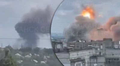 Масштабні вибухи в Луганську: росіяни скаржаться на удар ракетами ATACMS