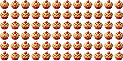 Надо за 4 секунды найти странный пирог: оптическая иллюзия на проверку внимательности