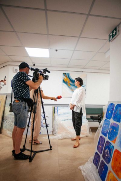 Арт-простір для поранених бійців: Наталія Мосейчук ініціювала тематичний спецпроєкт у лікарні ім. Мечникова