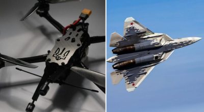 Дрон Украина, Су-57 Дрон Украина, Су-57