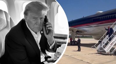 Експрезидент США Дональд Трамп сильно зганьбився: помахав рукою уявному натовпу Експрезидент США Дональд Трамп сильно зганьбився: помахав рукою уявному натовпу