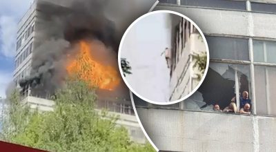 Люди вистрибували з вікон: сталася пожежа з вибухом на 'оборонному' НДІ в Підмосков'ї