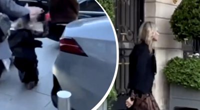 Кейт Мосс рухнула перед машиной Кейт Мосс рухнула перед машиной