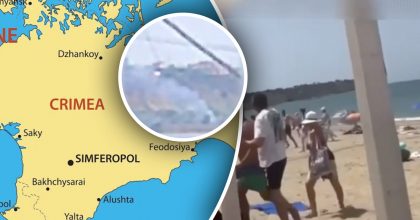 В Крыму - взрывы, российская ПВО "шарахнула" по пляжу с людьми