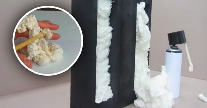 Чем можно отмыть засохшую монтажную пену: лайфхак, который спасет ваши поверхности