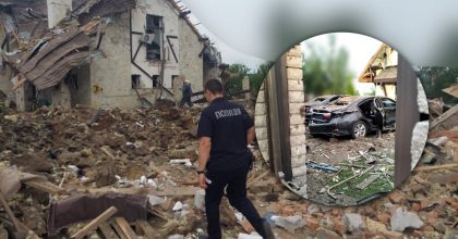 Ракетный удар РФ по Киевщине: повреждены 72 частных дома, 8 многоэтажек и 13 зданий