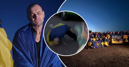Плакали и целовали землю: трогательные видео с возвращением наших защитников из плена