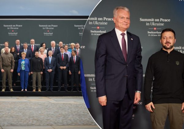 У відповідь кричали всі навколо: президент Литви раптово вигукнув гасло на Саміті миру