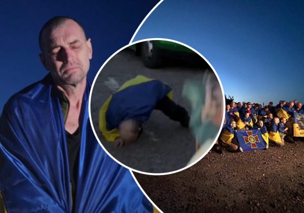 Плакали і цілували землю: щемливі відео з поверненням наших захисників із полону