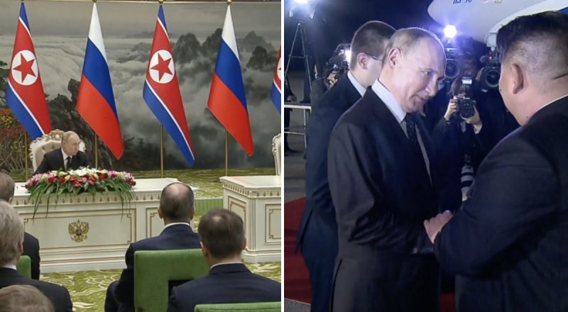 РФ собирает свою коалицию: Белый дом прокомментировал визит Путина в КНДР