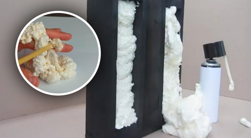 Чем можно отмыть засохшую монтажную пену: лайфхак, который спасет ваши поверхности