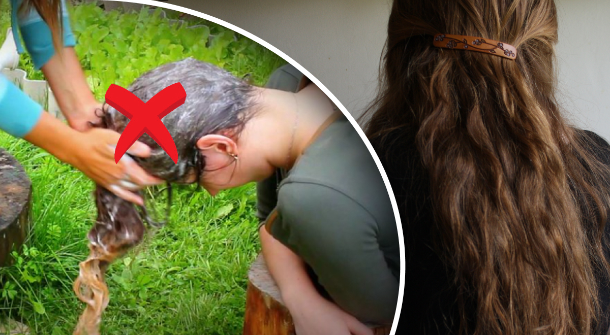 Девушка мыла голову без шампуня месяц: что произошло с ее волосами