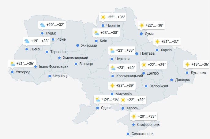 погода 14 июля 