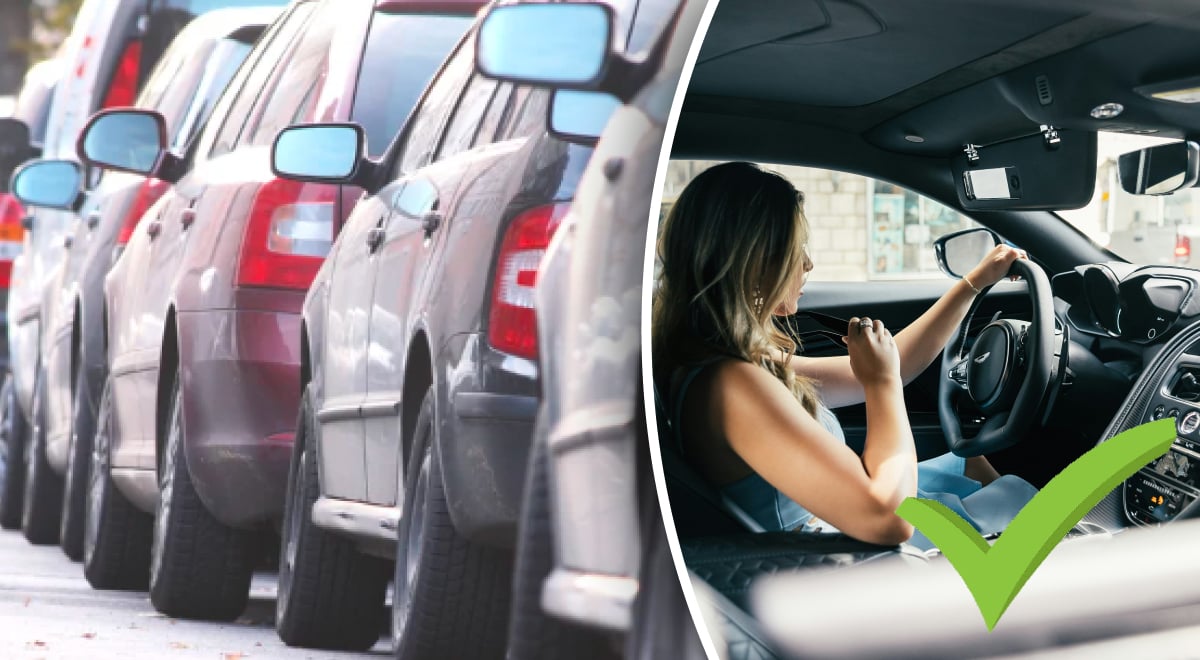 Как быстро припарковать автомобиль: автомобилисты раскрыли лайфхак с зеркалами