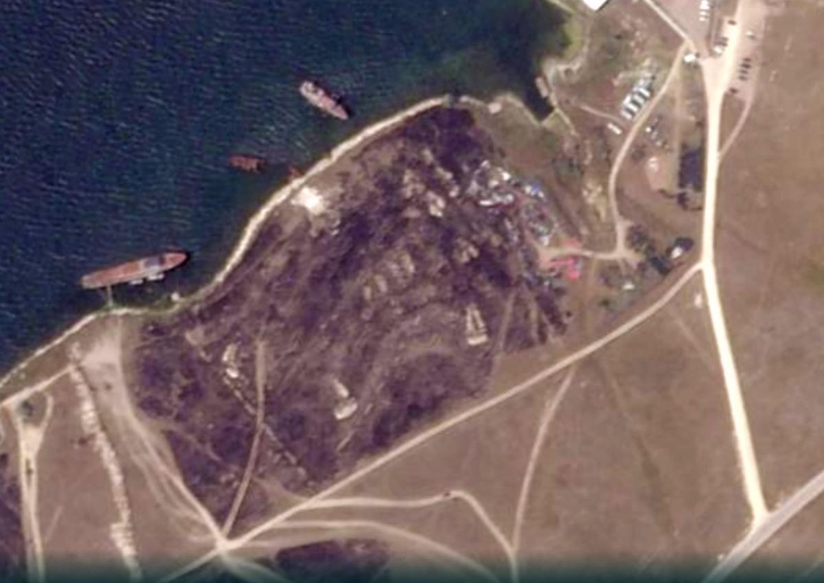 Удар по військово-морській базі РФ у Криму Удар по військово-морській базі РФ у Криму