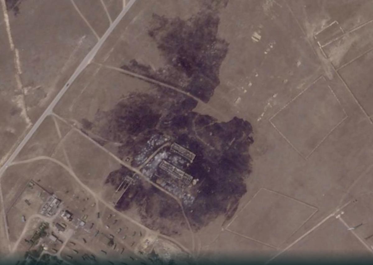 Удар по військово-морській базі РФ у Криму Удар по військово-морській базі РФ у Криму