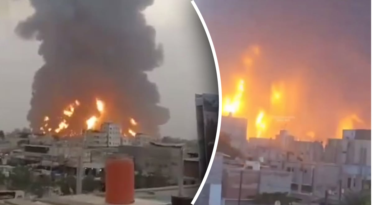 Атаковали более 10 истребителей: Израиль ударил ракетами по Йемену - первые кадры