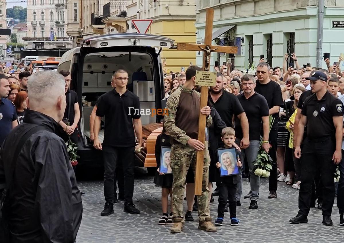 Прощання з Іриною Фаріон у Львові 22 липня Прощання з Іриною Фаріон у Львові 22 липня