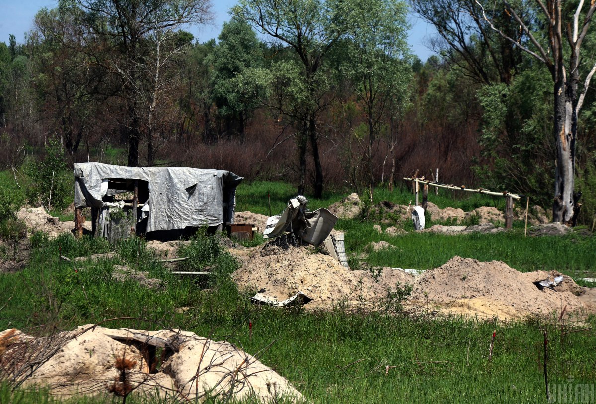 Российские войска, которые шли через Рыжий лес, точно облучились